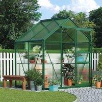 Garden Gear Greenhouse 6.2 x 4.3 x 6.6ft Green, Green