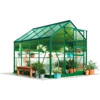 Garden Gear Greenhouse 6.2 x 6.2 x 6.6ft Green, Green