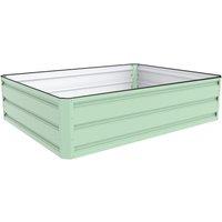 Garden Gear Metal Raised Garden Bed 120x90cm - Light Green, Green