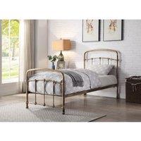 Flintshire Mostyn Metal Bed Frame 3Ft Single Antique Bronze