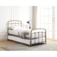 Flintshire Mostyn Guest Bed Antique Bronze, Gold