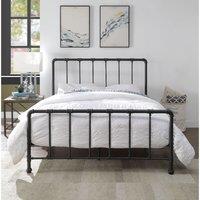 Flintshire Kinnerton Metal Bed Frame 4Ft 6 Double Black, Black