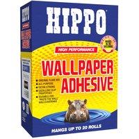 Hippo Wallpaper Adhesive 20 Roll Box, White