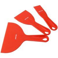 3pc PUTTY KNIFE SET FILLER DECORATOR PAINTING SPREAD CAR BODY WALLS SKIMMER NEW