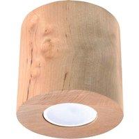 Sollux Plafond Orbis Natural Wood, Brown