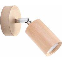 Sollux Wall Lamp Berg Natural Wood, Brown