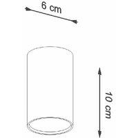 Sollux Plafond Lagos 10 Black, Black