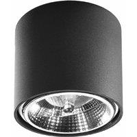 Sollux Plafond Tiube Black, Black