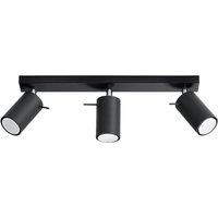Sollux Plafond Ring 3 Black, Black