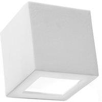 Sollux Wall Lamp Ceramic Leo, White