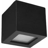 Sollux Wall Lamp Ceramic Leo Black, Black