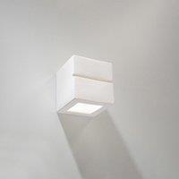 Sollux Wall Lamp Ceramic Leo Line, White