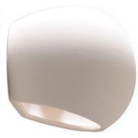 Sollux Wall Lamp Ceramic Globe, White