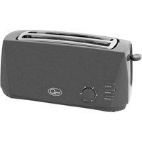 Quest 35089 1400W 4 Slice Cool Touch Toaster - Grey, Grey