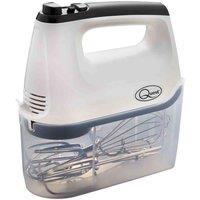 Quest 35889 400W 6 Speed Hand Mixer With Storage Case - White, White