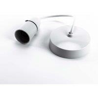 Status 6 Inch Ceiling Pendant, White