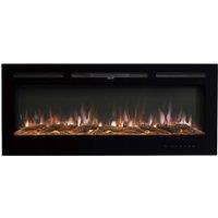 LivingandHome Living and Home 40 Inch LED Electric Fireplace Wall Mounted