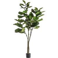 Crossland Grove Fiddle Tree W 39 Leaves 580X580X1200Mm, Green