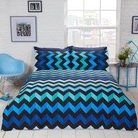 Three D Blue Duvet Set - Double