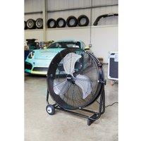 Draper 230V Drum Fan 24"/610mm 120W, Black