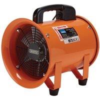 Draper 230V Air Mover Ventilator 8/200mm 180W, Orange