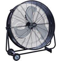 Draper 230V Drum Fan 30/760mm 125W, Black