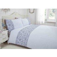 Rapport Home Double Butterfly Duvet Set - Grey, Grey