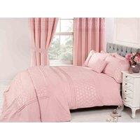 Rapport Home Double Everdean Duvet Set - Pink, Pink