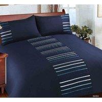 Rapport Home King Manhattan Duvet Set - Navy, Blue