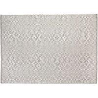 Hug Rug Woven Diamond Rug Natural 120 x 170cm, Brown