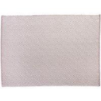 Hug Rug Woven Diamond Rug Rose 120 x 170cm, Pink