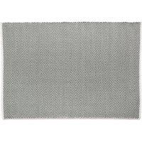 Hug Rug Woven Herringbone Rug Warm Grey 160 x 230cm, Grey