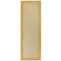 Origins Borders Rug Ochre 67 x 200cm, Gold