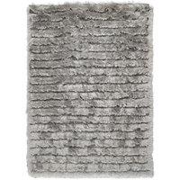 Origins Carved Glamour Rug Silver 160 x 230cm, Silver