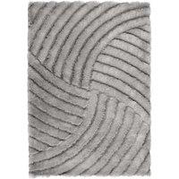 Origins Dallas Rug Silver 80 x 150cm, Silver