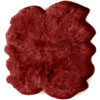 Origins Genuine Sheepskin Rug Berry Quad 105 x 160cm