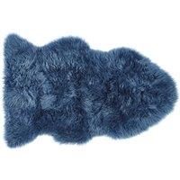 Origins Genuine Sheepskin Rug Navy Single 65 x 95cm