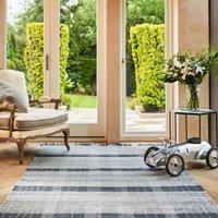 Origins Highland Check Rug Navy 120 x 170cm, Blue