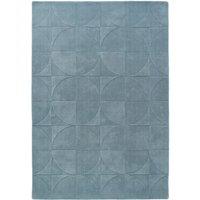 Origins Penny Rug Steel Blue 120 x 170cm, Blue