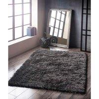 Origins Ritzy Rug Charcoal 120 x 170cm, Black