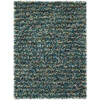 Origins Rocks Rug Shaggy Blue 160 x 230cm, Blue