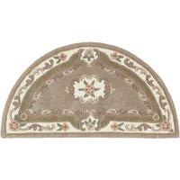 Origins Shensi Rug Beige 67 x 127cm Half Moon, Brown