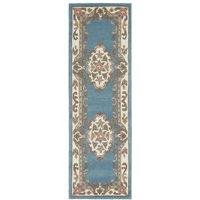 Origins Shensi Rug Blue 67 x 210cm Runner, Blue
