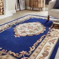 Origins Shensi Rug Navy 120 x 180cm, Blue