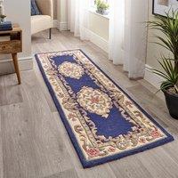 Origins Shensi Rug Navy 67 x 210cm Runner, Blue