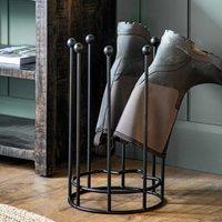 Crossland Grove Jos Boot Stand Black 300x300x510mm, Multi