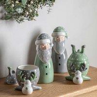 Crossland Grove Santa Dcor Large Grey 105x100x230mm, Grey