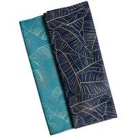 Summerhouse Botanicals Set Of 2 Tea Towels, Green