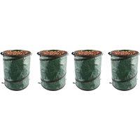 St Helens 90L Heavy Duty Pop-up Garden Waste Bag - Pack Of 4, Green