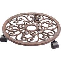 St Helens Garden Pot Mover Dia.29Cm, Brown